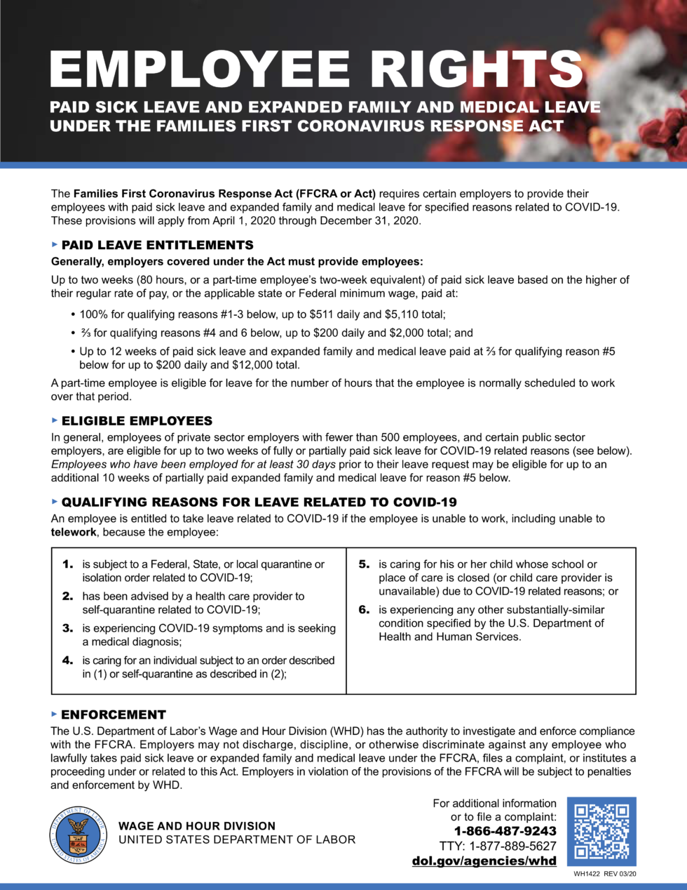 Families First Coronavirus Response Act